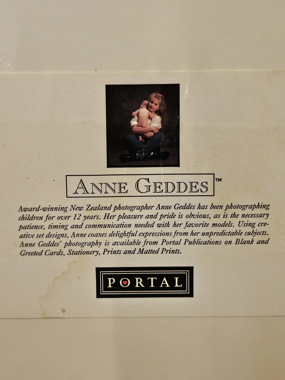 Anne Geddes this authentic